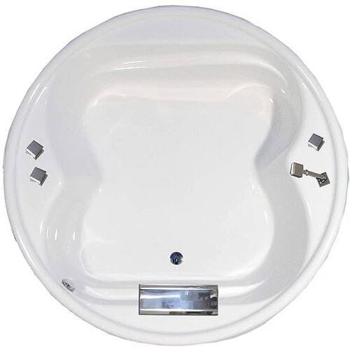 Caribia Vidal Round Bathtub 184 cm Vidal Round incl. Foot Frame