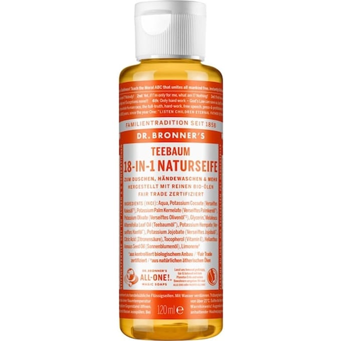 Dr. Bronner's Zeep 18-in-1 natuurlijke zeep Vloeibare Dames 120 ml
