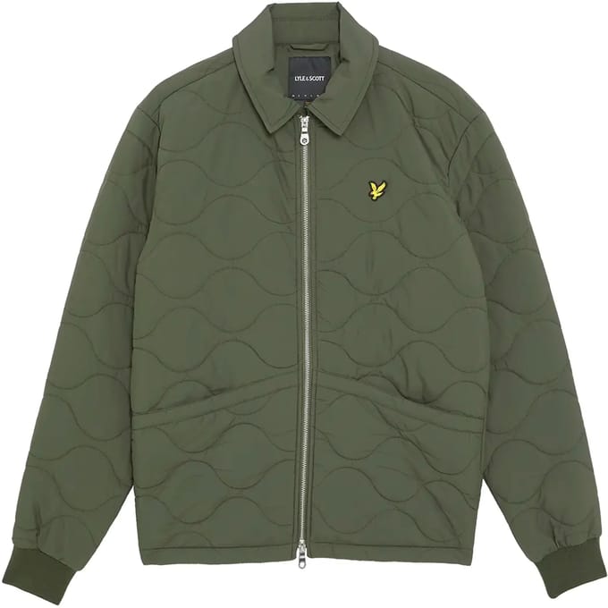 Lyle & Scott Quilted Ripstop Jacket Deep Depths Size: XXL | Light Jackets Outlet | Heren |