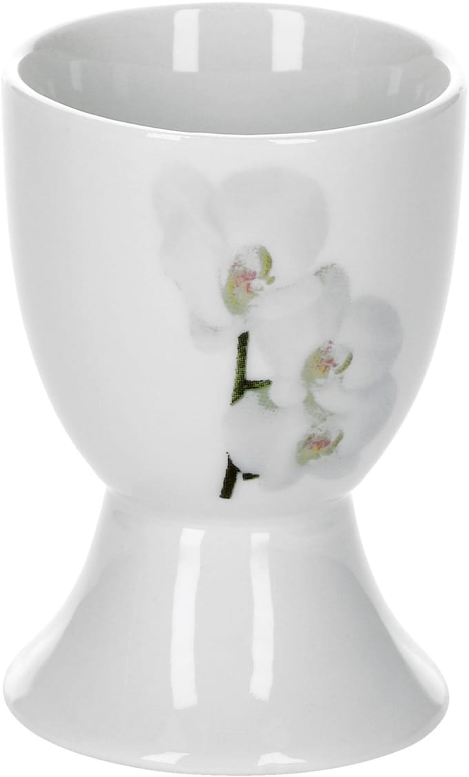 Eierdopje Vanda witte orchidee 4,8cm