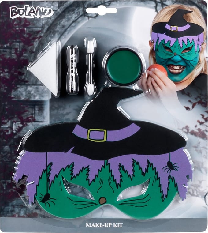 Boland - Set schmink kind Heks - - Schminkset - Carnaval, Halloween, Themafeest - Halloween schmink - Horror