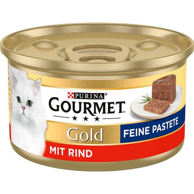 24x85g Gold Mousse - Rund Gourmet Kattenvoer - Voordeelpakket