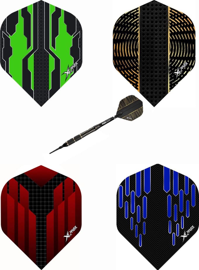 XQ MAX flights - assorti - Distinct / Contour / Halcyon / Terminator