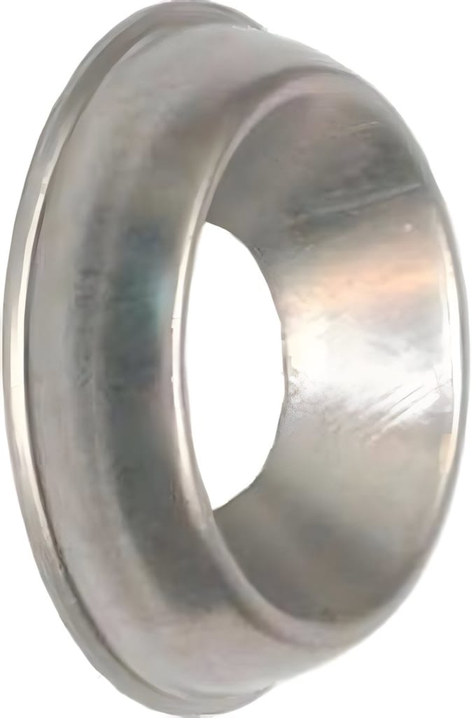 Kraalring. 15x5.5mm. Vernikkeld. 15 stuks. Din-9410. Deltafix.