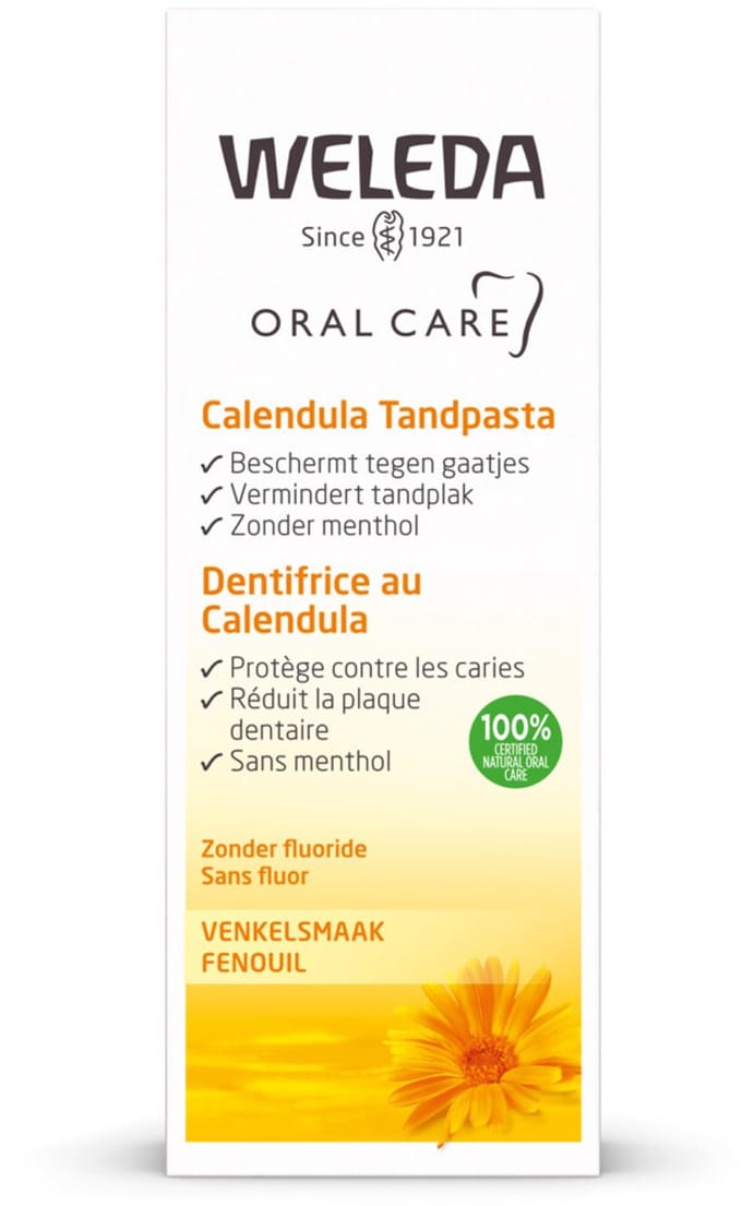 WELEDA - Tandpasta Calendula - 2 x 75 ml - Voordeelverpakking