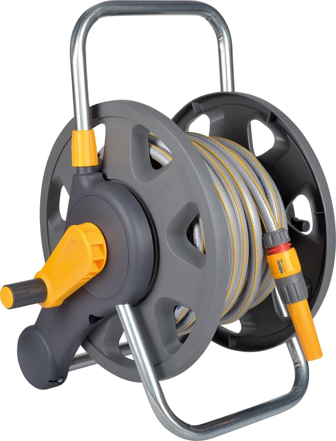 Hozelock Tuinslanghaspel + Tuinslang 25m Ø12mm
