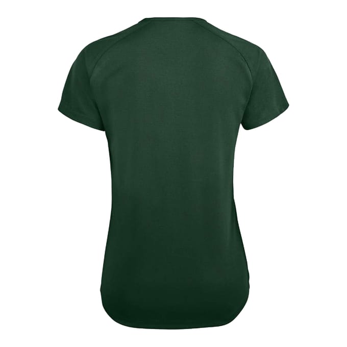 SOLS Dames/Dames Sportief Raglan T-shirt (Bosgroen)