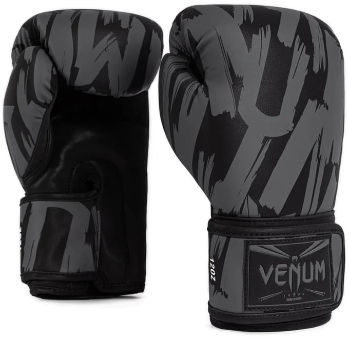 Venum Graffiti Bokshandschoenen Zwart Urban Charcoal - 12 OZ