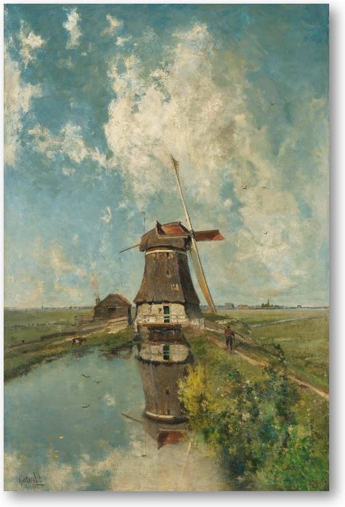 In de maand juli - 60x90 Forex Staand - Paul Joseph Constantin Gabriël - Meesterwerken