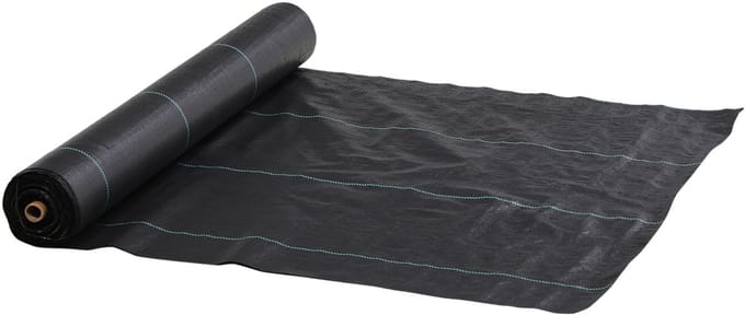 Outsunny Onkruidbarrière - Polypropyleen - 100x2m - Zwart