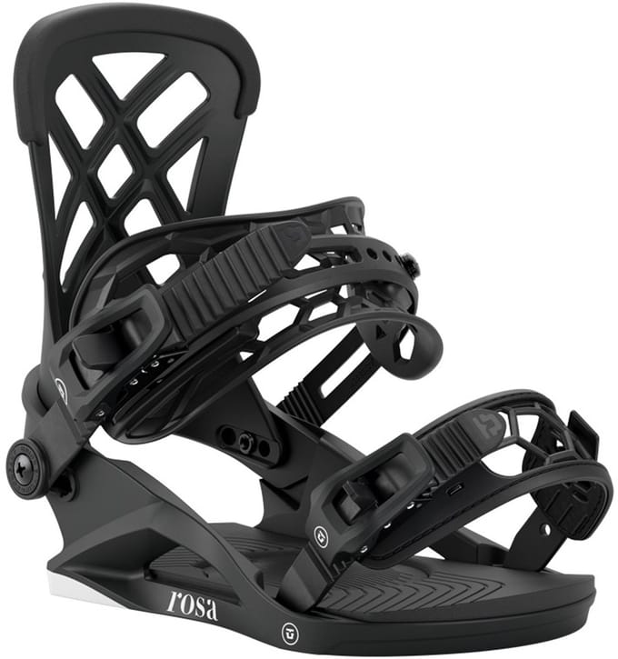 Union Binding Rosa Snowboardbindingen Voor Vrouwen Zwart M Vrouw