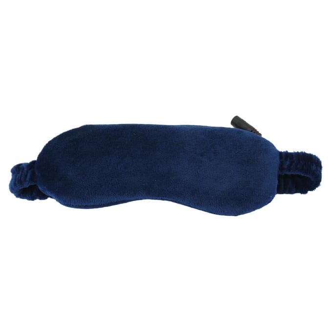 Elektrisch Verwarmd Oogmasker Warm Kompres Lichtdicht 3 Temperatuurstanden Afneembare Verwarmde Oogpad blue