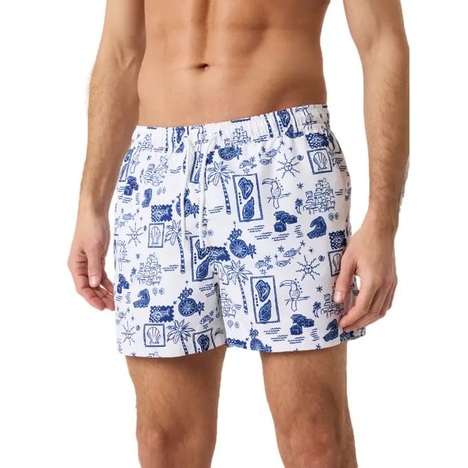 Bedrukte zwemshort Björn Borg
