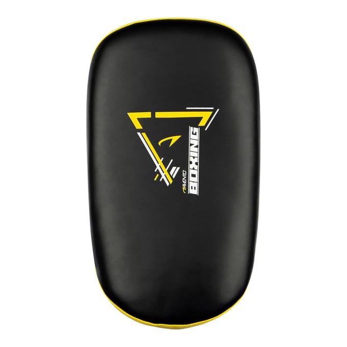 Avento Boks Sparring Blok Pad - 1 stuk - Zwart/Geel