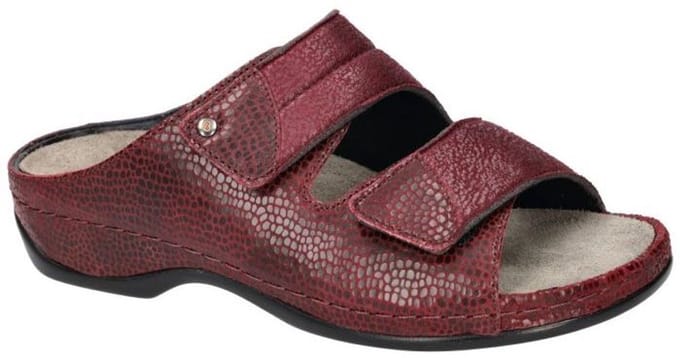 Berkemann -Dames - bordeaux - slippers & muiltjes - maat 38.5