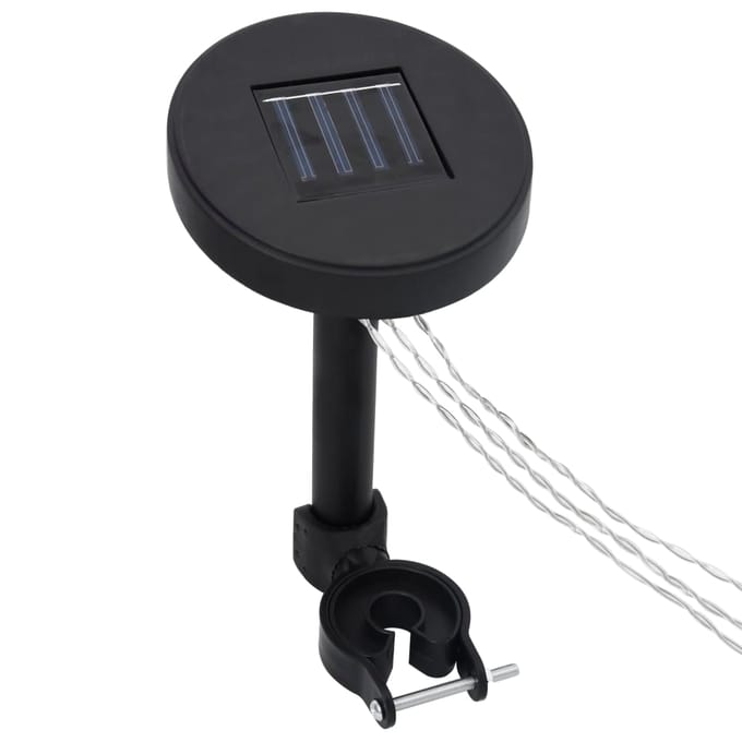 vidaXL - Lichtslinger - met - zonnepaneel - voor - prieel - LED