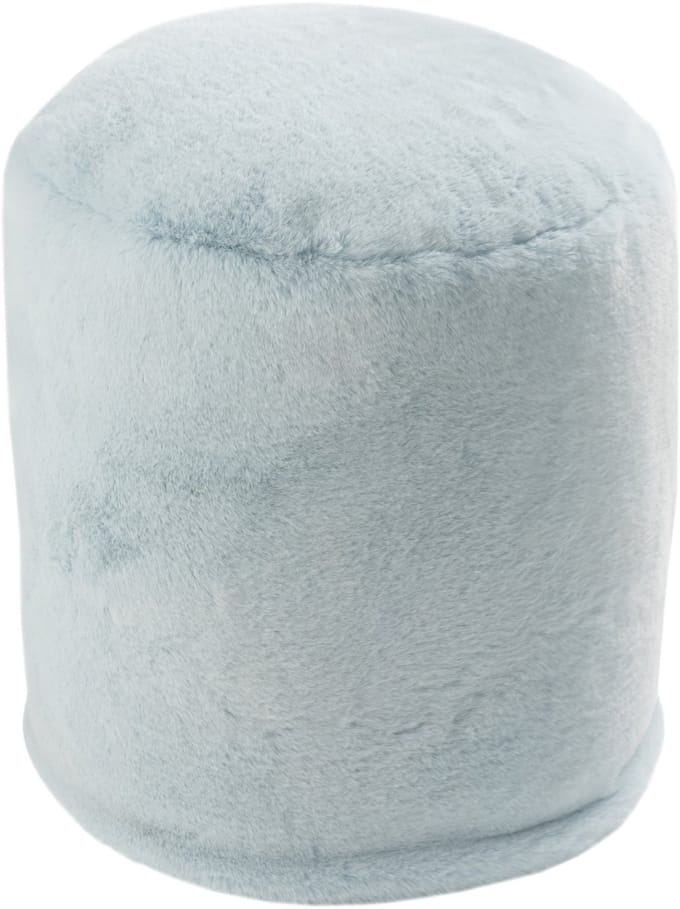 J-Line Poef Cutie D45x51cm - Lichtblauw