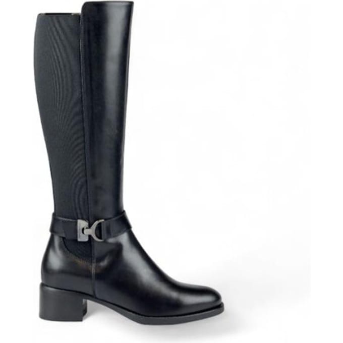 Nero Giardini 11750 Laarzen - Leer - Dames - Zwart - Maat 37