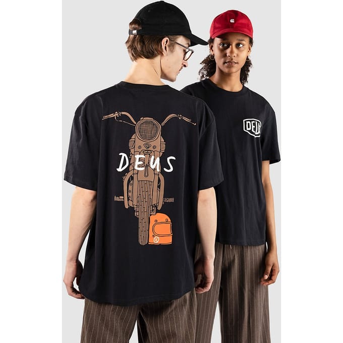 Deus Ex Machina Frontage T-Shirt zwart