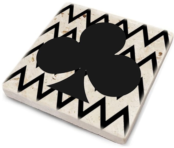 Asir - Onderzetter - Veelkleurig - 10 x 10 x 1 cm