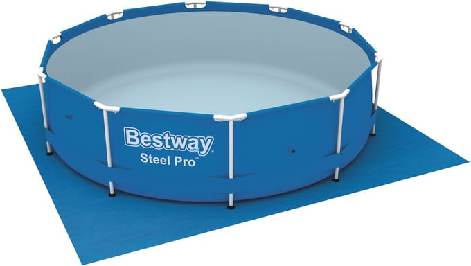 Bestway grondzeil 3,96 x 3,96 m - Bescherming zwembad