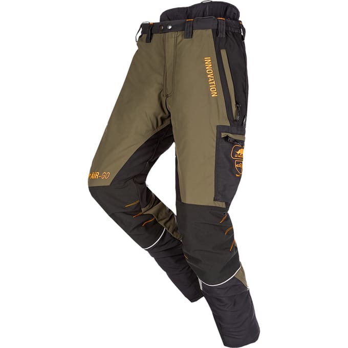 SIP Protection Canopy AIR-GO Kettingzaagbroek, klasse 1 type A - Komodo Kaki - lang - S
