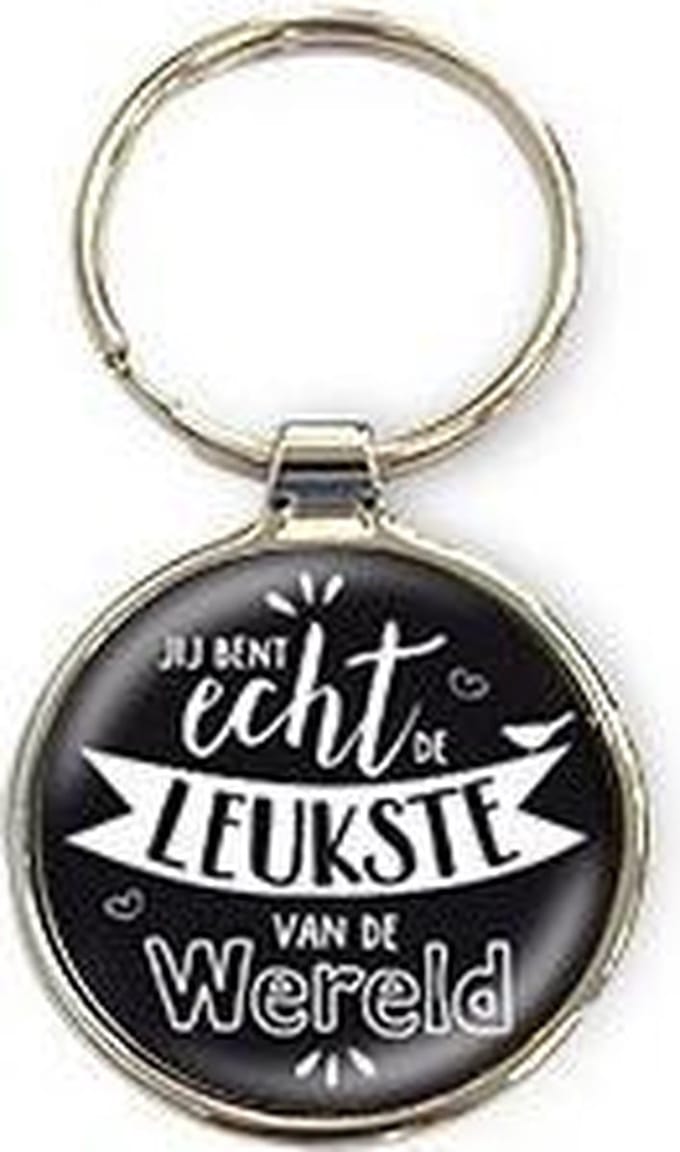 Miko - Sleutelhanger - Echt de leukste - Rond