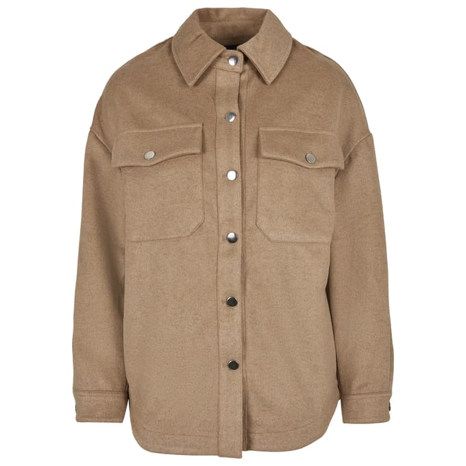 Urban Classics - Classic Overshirt Blouse - 2XL - Beige