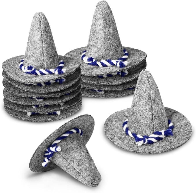 12 Stuks Oktoberfest Mini Hoedjes Feestdecoratie Bierfeest
