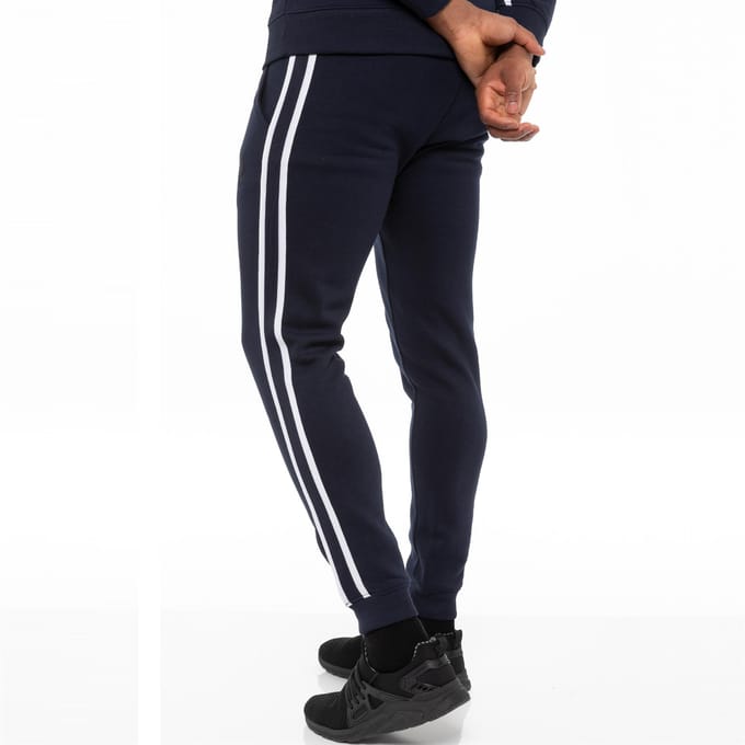 Heren Navy Tracksuit Joggers| Enzo Designer Menswear