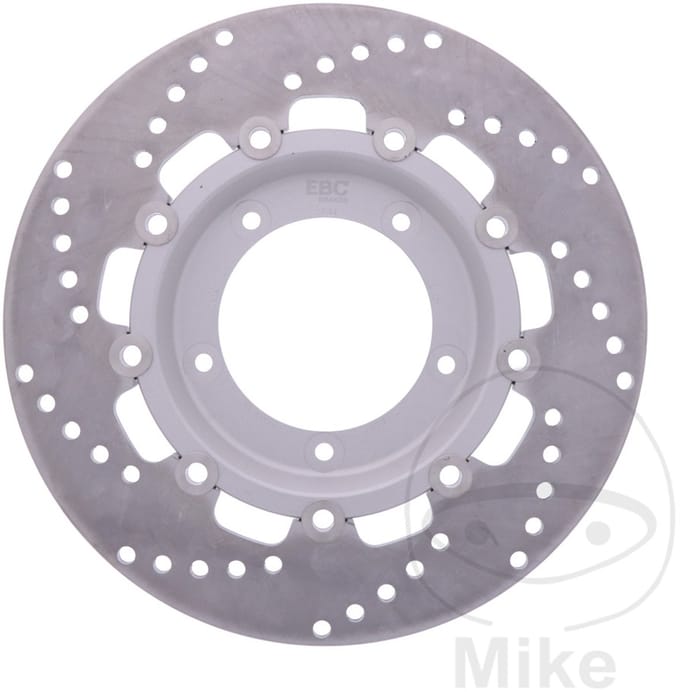 Ebc Pro-lite Series Dished Solid Round Md1071 Achterste Remschijf Zilver