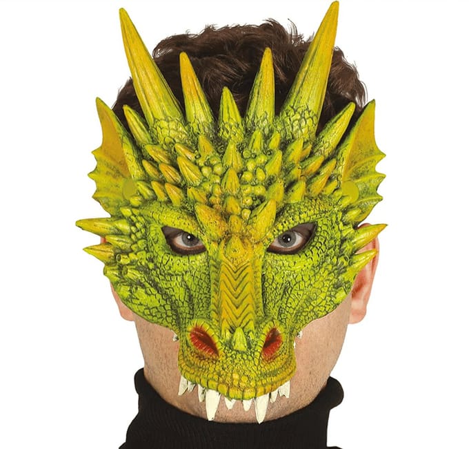 Fiestas Guirca - Masker Draak Foam