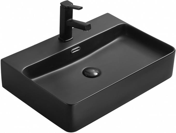 Mexen Lara opbouwkom 60 x 42 cm, zwarte mat - 21166085