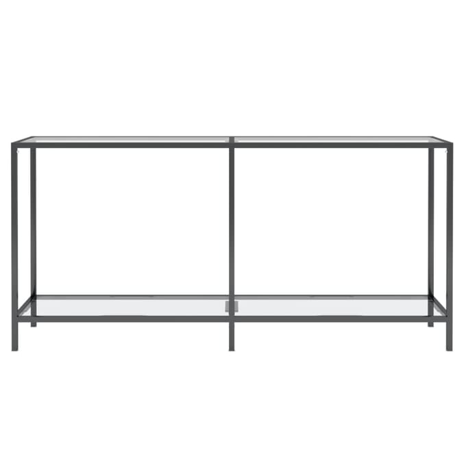 vidaXL - Wandtafel - 160x35x75,5 - cm - gehard - glas - transparant