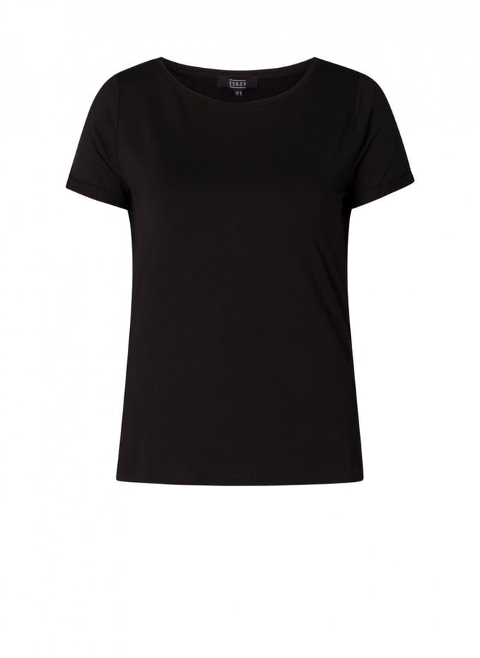 Es & Sy - Jolene - t shirt - zwart - maat 42