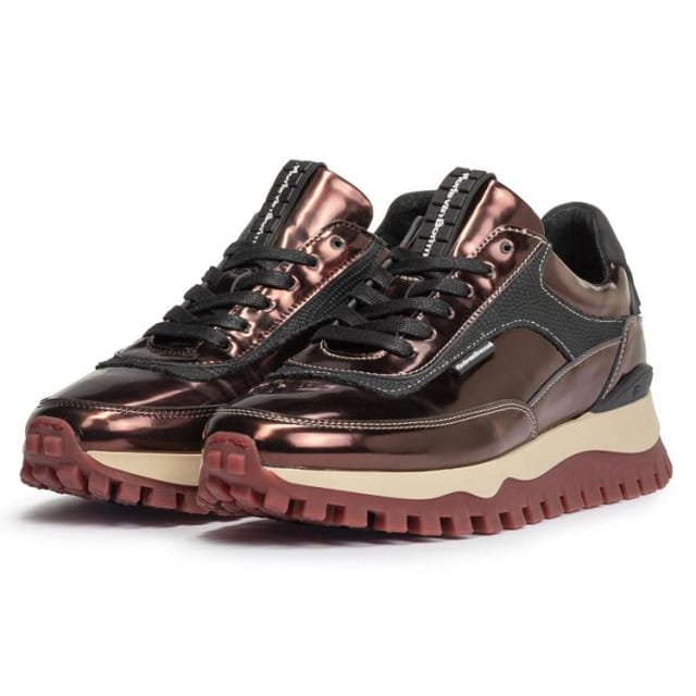 Dames Sneakers Floris Van Bommel Grommi 01.05 Dark Brown Donkerbruin - Maat 37