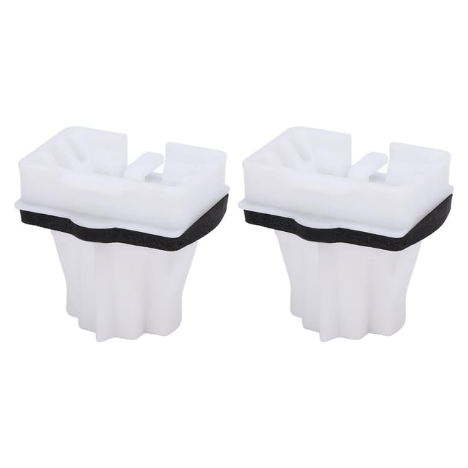 2 Stuks Bevestigingsclip Achterbank 1609267180 Veilige Bevestiging Verbeterde Veiligheid Klem Achterbank Vast white