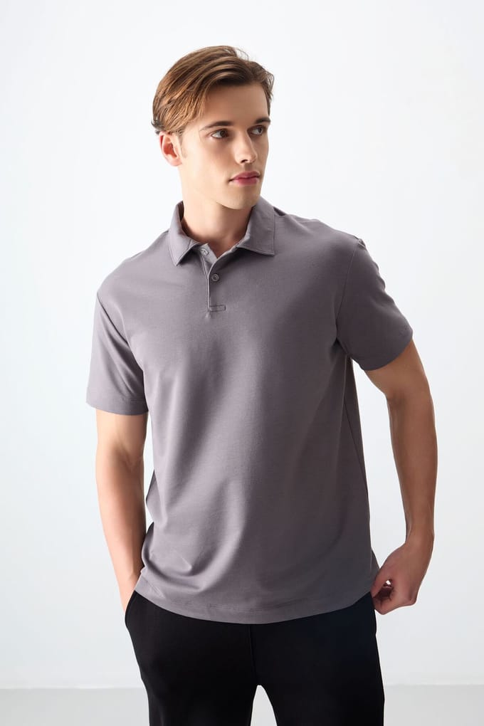 Oversized Polo Kraag T-Shirt