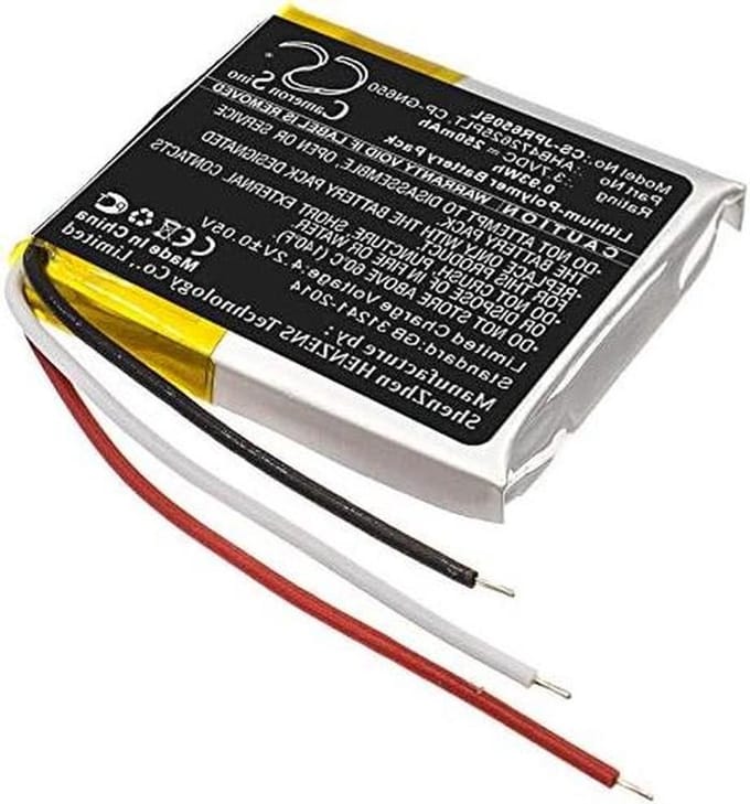 Batterij Vervanging - Oplaadbare Batterij - Apparaat Gebruik - Li-Polymer Technologie - 3.7 Volt - Zwart