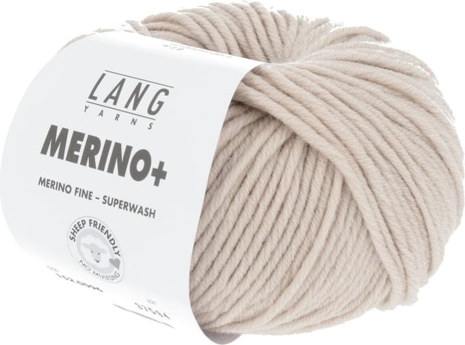 Lang Yarns Merino Plus - 96 lichtbeige - Merinowol Garen