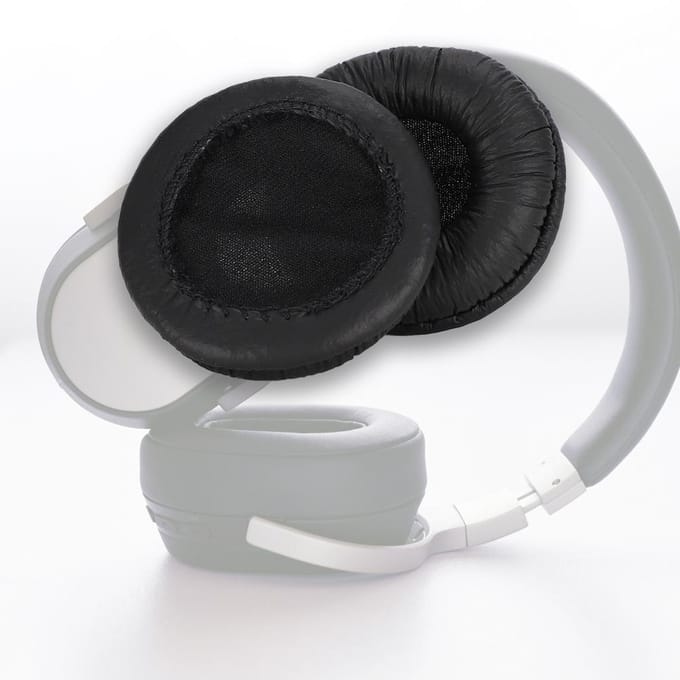 Universele Vervangende Oortelefoon Oorkussentjes Katoenen Kussen Zwart voor 55mm Koptelefoon black