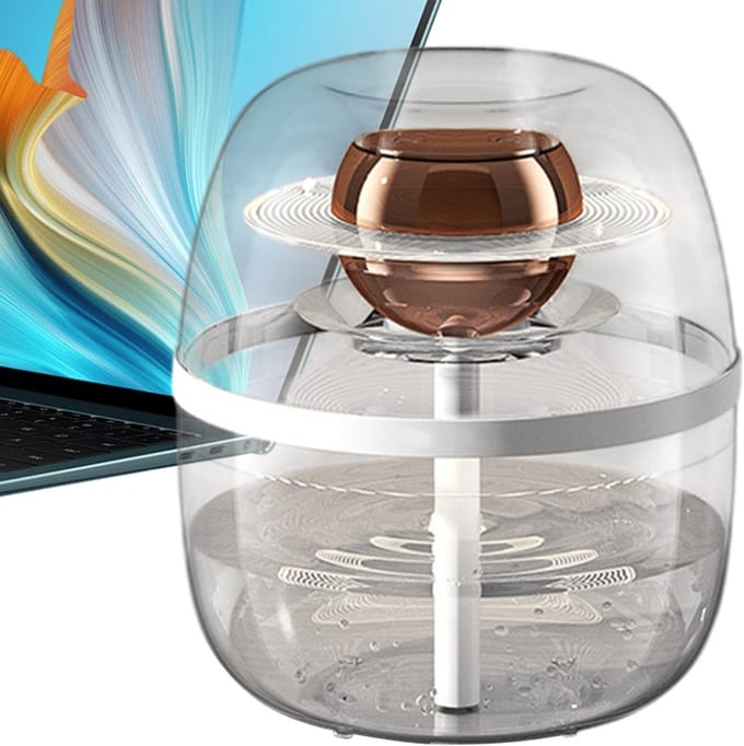 Luchtbevochtiger - Mist diffuser - Comfortabel werken - Grote tank - 3 liter - Wit