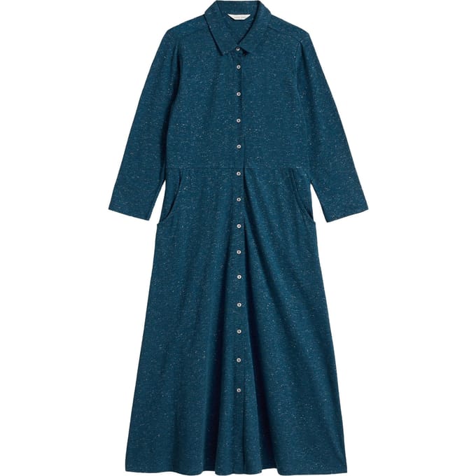 White Stuff Rua Sparkle Jersey Dress Deep Blue Taglia: 10 | Abiti Midi Outlet | Donna | Blu