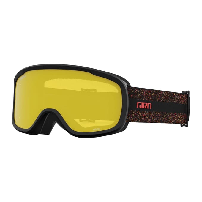 Merkloze Ski-/Snowboardbril met Amber Gold & Gele Lens