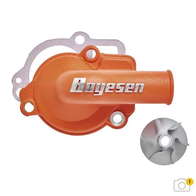 Hogedebiet waterpomp deksel voor motor met turbine Boyesen SuperCooler