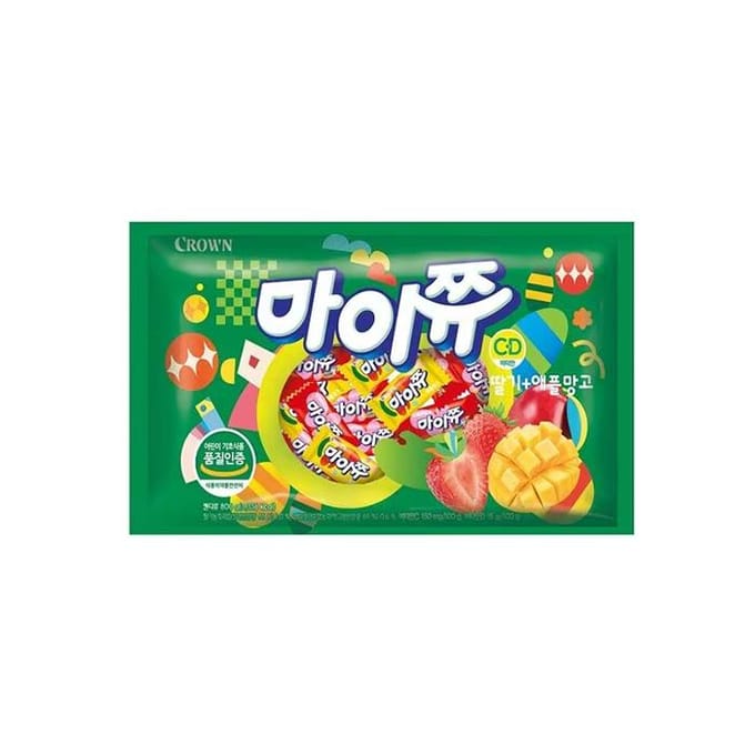 CROWN MYCHEW Zacht Snoep Aardbei + Appel Mango – 800g (2 opties) #800g x 2pcs