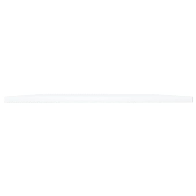 vidaXL - Wandschappen - 4 - st - 80x20x1,5 - cm - bewerkt - hout - wit