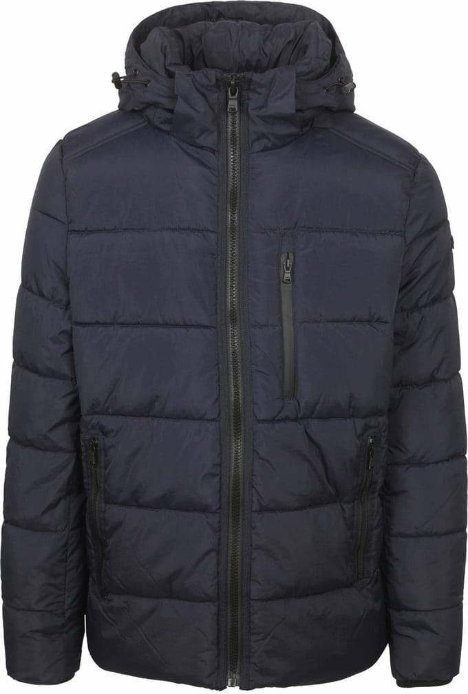 McGregor Jas Hooded Puffer Navy - Maat M - Heren - Winterjassen