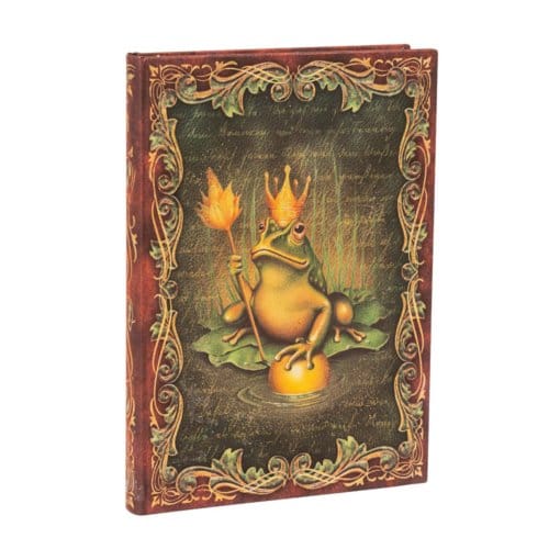 Paperblanks cahier, the brothers grimm frog prince, hardcover, formaat midi, blanco