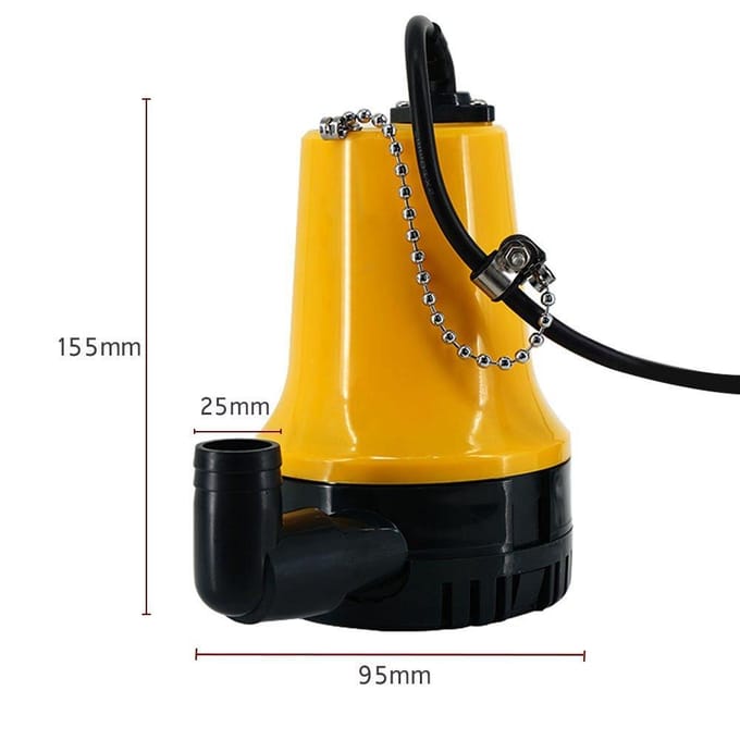 12V Micro DC Dompelbare Onderwater Landbouw Irrigatie Lens Elektrische Waterpomp zwart